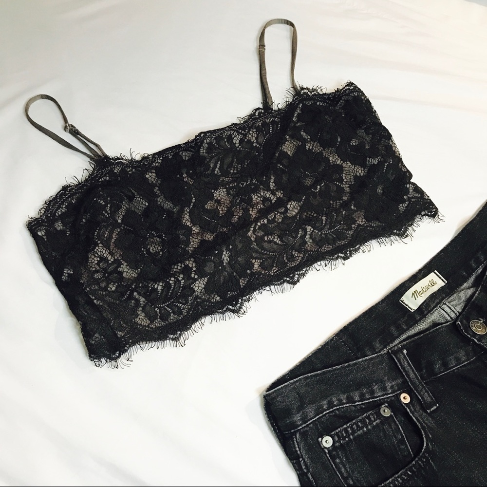 FP Cropped Lace Cami